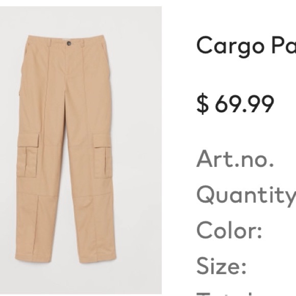 Cargo pants - Picture 1 of 1
